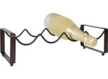 Intirilife Portabottiglie In Ferro Per 4 Bottiglie Di Vino - Impilabile - 43 X 17 X 11 Cm - Portabottiglie Per Conservare In Sicurezza Le Bottiglie Di Vino Portabottiglie Da Tavolo