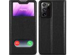 Cadorabo Custodia Protettiva Per Samsung Galaxy Note 20 Ultra Cover In Nero Custodia Per Cellulare Custodia A Libro Cover Etui