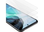Cadorabo 3X Pellicola Protettiva Per Motorola Moto G72 In Crystal Clear Pellicola Protettiva Temperata Per Schermo Corazzato