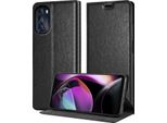 Cadorabo Cover Per Motorola Moto G 5G 2022 Cover Protettiva In Nero Custodia Per Cellulare Cover Chiusura Magnetica
