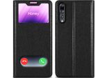 Cadorabo Custodia Protettiva Per Huawei P20 Pro / P20 Plus Cover In Nero Telefono Cellulare Custodia A Libro Custodia Cover
