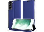 Cadorabo Custodia Per Cellulare Per Samsung Galaxy S22 Plus Custodia Protettiva In Blu Cover Etui Book Case Booklet