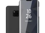 Cadorabo Custodia Per Telefono Cellulare Per Huawei Mate 20 Pro In Nero Cover Cover Posteriore Cover Protettiva Book Case Booklet