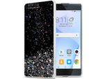 Cadorabo Custodia Per Honor 8 / 8 Premium Custodia Protettiva In Nero Custodia Del Telefono Cellulare Custodia Tpu Custodia Glitter Cover Glitter