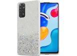 Custodia Cadorabo Per Xiaomi Redmi Note 11 4G / 11S 4G In Trasparente Con Glitter Cover Protettiva In Silicone Tpu Flessibile Con Glitter Scintillanti Custodia Cover Telefono Cellulare
