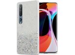 Custodia Cadorabo Per Xiaomi Mi 10 / Mi 10 Pro In Trasparente Con Glitter Custodia Protettiva In Silicone Tpu Flessibile Con Glitter Scintillanti Custodia Cover Per Telefono Cellulare