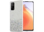 Custodia Cadorabo Per Xiaomi Mi 10T / Mi 10T Pro In Trasparente Con Glitter Custodia Protettiva In Silicone Tpu Flessibile Con Glitter Scintillanti Custodia Cover Per Telefono Cellulare