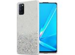 Custodia Cadorabo Per Oppo A92 In Trasparente Con Glitter Custodia Protettiva In Silicone Tpu Flessibile Con Glitter Scintillanti Custodia Cover Per Telefono Cellulare