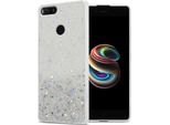 Custodia Cadorabo Per Xiaomi Redmi A1 In Trasparente Con Glitter Custodia Protettiva In Silicone Tpu Flessibile Con Glitter Scintillanti Custodia Cover Per Telefono Cellulare