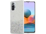 Custodia Cadorabo Per Xiaomi Redmi Note 10 Pro In Trasparente Con Glitter Custodia Protettiva In Silicone Tpu Flessibile Con Glitter Scintillanti Custodia Cover Per Telefono Cellulare