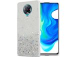 Custodia Cadorabo Per Xiaomi Poco F2 Pro In Trasparente Con Glitter Custodia Protettiva In Silicone Tpu Flessibile Con Glitter Scintillanti Custodia Cover Etui Per Telefono Cellulare