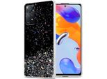 Custodia Cadorabo Per Xiaomi Redmi Note 11 Pro 4G / 5G In Nero Con Glitter Custodia Protettiva In Silicone Tpu Flessibile Con Glitter Scintillanti Custodia Cover Per Cellulare