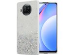 Custodia Cadorabo Per Xiaomi Mi 10T Lite In Trasparente Con Glitter Custodia Protettiva In Silicone Tpu Flessibile Con Glitter Scintillanti Custodia Cover Per Telefono Cellulare