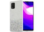 Custodia Cadorabo Per Xiaomi Mi 10 Lite In Trasparente Con Glitter Custodia Protettiva In Silicone Tpu Flessibile Con Glitter Scintillanti Custodia Cover Per Telefono Cellulare