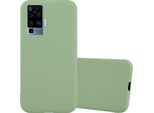 Custodia Cadorabo Per Vivo X51 5G In Candy Pastell Green Custodia Protettiva In Tpu Flessibile Silicone Cover Cover Telefono Cellulare