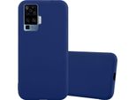 Cadorabo Custodia Per Vivo X51 5G In Candy Dark Blue Custodia Protettiva In Tpu Flessibile Silicone Cover Cover Telefono Cellulare