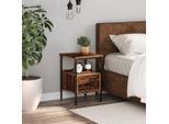 Vidaxl Comodino Effetto Legno Vecchio 34X36X50 Cm Materiale A Base Di Legno