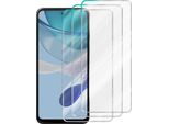 Cadorabo 3X Pellicola Protettiva Per Motorola Moto G53 5G In Crystal Clear Vetro Protettivo Temperato Del Display