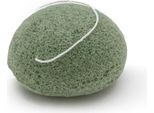 Intirilife Spugna Konjac Verde - Diametro 6,5 Cm - Altezza 4,5 Cm - Pulizia Del Viso Per Pelli Miste Sensibili E Impure Spugna Esfoliante Per Il Viso
