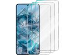 Cadorabo 3X Pellicola Protettiva Per Google Pixel 8 Pro In Crystal Clear Pellicola Temperata Di Protezione Del Display In Vetro Blindato