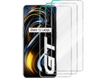 Cadorabo 3X Pellicola Protettiva Per Realme Gt In Crystal Clear Pellicola Protettiva Temperata Blindata Per Schermo