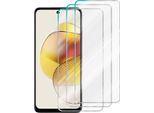 Cadorabo 3X Pellicola Protettiva Per Motorola Moto G73 In Crystal Clear Pellicola Protettiva Temperata Per Schermo Blindato