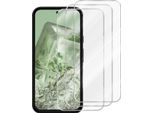 Cadorabo 3X Pellicola Protettiva Per Google Pixel 8A In Crystal Clear Pellicola Temperata Di Protezione Del Display In Vetro Blindato