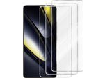 Cadorabo 3X Pellicola Protettiva Per Xiaomi Poco F6 In Crystal Clear Vetro Protettivo Temperato Del Display
