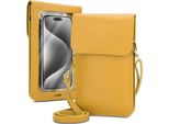 Borsa A Tracolla Per Cellulare Wiko Y82 Piccola Borsetta Con Scomparto Per Cellulare E Finestra, Borsa A Tracolla Copri Cellulare Da Donna