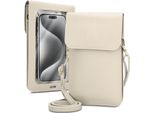Borsa A Tracolla Per Cellulare Wiko Tommy Piccola Borsetta Con Scomparto Per Cellulare E Finestra, Borsa A Tracolla Copri Cellulare Da Donna