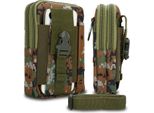Custodia Tattica Per Cellulare -Molle- Custodia Edc Per Nokia 7 2017 Con Tracolla - Porta Cellulare Cover Militare Custodia Da Cintura Max. 6,7 Pollici