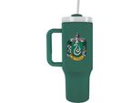 Harry Potter - Tazza Da Viaggio "Serpeverde"" PM10976 (Taglia Unica) (Verde/Bianco)"