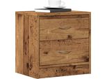 Vidaxl Comodino Effetto Legno Vecchio 40X30X40 Cm Materiale A Base Di Legno