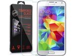 Cadorabo Pellicola Blindata Per Samsung Galaxy S5 / S5 Neo / S5 Lte+ Pellicola Protettiva In Bianco Temperato