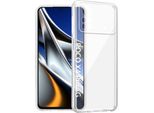 Custodia Cadorabo Per Xiaomi Poco X4 Pro In Full Transparent Custodia Protettiva In Tpu Flessibile In Silicone Cover Cover Telefono Cellulare