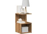 Vidaxl Comodini 2 Pz. Rovere Artigianale 35X35X55 Cm Materiale A Base Di Legno