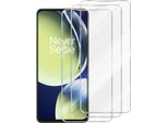 Cadorabo 3X Pellicola Protettiva Per Oneplus Nord Ce 3 Lite 5G In Crystal Clear Pellicola Protettiva Temperata In Vetro Blindato