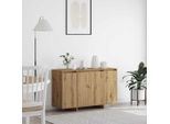 Vidaxl Credenza Artisan In Rovere 120 X 41 X 75 Cm Materiale A Base Di Legno