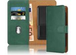 Cadorabo Cover Per Lg Class Custodia Per Cellulare In Arm Green Con Slot Per Schede, 360 Gradi Di Copertura Protettiva Per Flip- Flip Case Book Cover Custodia Per Cellulare In Finto Cuoio