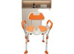 Sedia Da Doccia, Regolabile In Altezza, Design Antiscivolo