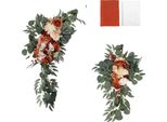 Set Di Fiori Artificiali Per Arco Nuziale, Design Elegante, Drappeggio Versatile, Set Da 4P Tipod