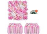 12 Pezzi Siepe Artificiale Pianta Artificiale Parete Schermo Privacy 380X380X65Mm