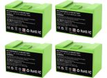 Batteria Di Ricambio, Capacità 5000Mah, Compatibile Con Irobot Roomba Serie E- E I, 4 Pezzi
