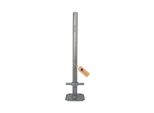 Gezu Impex Martinetto Base Per Impalcature 500 X 38 Mm Elettroplaccato Vite Di Livellamento Regolabile In Altezza