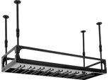 Portabottiglie, Capacità Di Carico 50 Kg, Montaggio A Soffitto, Nero