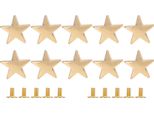 10 Pezzi Rivetti A Stella In Metallo 20 Mm In Lega Di Zinco Ad Alta Lucentezza Con Viti Ph 7 Mm Per Abbigliamento Scarpe Giacche Oro