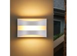 Zmh Lampada Da Parete A Led Bianca Per Interni - Lampada Da Parete Design Moderno 3000K Bianco Caldo Illuminazione Da Parete 5W Luci Su E Giù Luci Da Parete Per Camera Da Letto Corridoio Scale