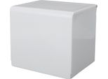 Scatola Del Supporto Della Carta Igienica Della Parete Spazio Impermeabile Di Alluminio Dispenser Del Contenitore Del Fazzoletto Di Carta Igienica Per L'hotel Del Bagno Bianco