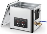Vevor 10 L Pulitore Ad Ultrasuoni, Macchina Per La Pulizia Professionale Ad Ultrasuoni Con Cestello Di Pulizia E Display Digitale, 180 W In Acciaio Inox 40 Khz Macchina Per La Pulizia Industriale Per Parti Di Strumenti Carburatori