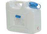 Tanica Per Acqua 12L HD-PE Impilabile, Con Rubinetto Di Uscita H310Xl350Xp165Mm HÜNersdorff
